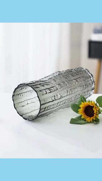 透明玻璃花瓶轻奢ins风客厅桌面鲜花装饰摆件 #轻奢花瓶 #ins风插花 #客厅装饰 #桌面摆件 #鲜花水养