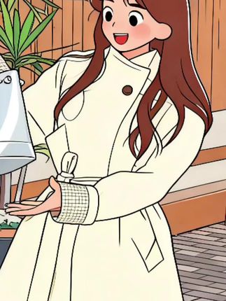 #今日穿搭 【立领长袖风衣外套女2025新款秋季新款气质收腰系带上衣高级感大衣】#温柔风穿搭 #韩系穿搭 #风衣外套 #慵懒风穿搭
