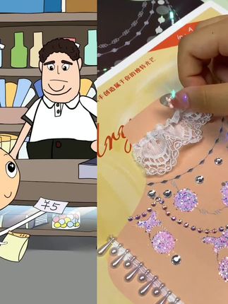 小朋友在家也能设计珠宝首饰了,一套材料都是搭配好的,孩子一玩就是一下午,也不吵着看手机了#手工diy #儿童玩具