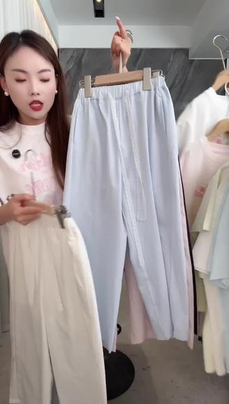 【恬颖KIDS】夏季薄款冰丝腿裤女童垂感防晒凉凉裤慵懒松弛感。#女童裤子 #女童阔腿裤 #女童休闲裤 #高品质童装 #女童穿搭