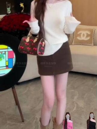 2025早秋新款松弛感时尚气质百搭设计感针织衫舒适修身半身裙套装#好物推荐🔥 #爆款热卖中 #谁穿都好看 #大数据推荐给有需要的人 #抖音小助手