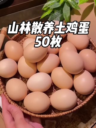 这个价格买到50个山林散养的土鸡蛋,五谷杂粮喂养,包装的很严实#土鸡蛋