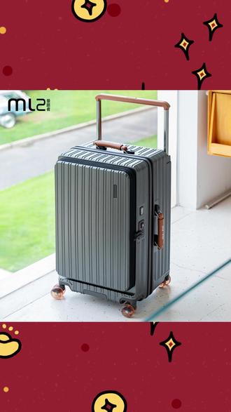 欢迎收看曼路者 #行李箱 新品发布介绍 多功能设计的 #旅行拉杆箱 颜值高品质有保障~大容量可扩容 #行李箱推荐