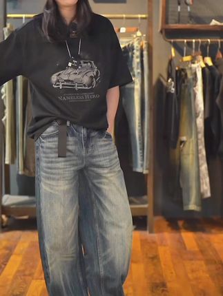 #街头穿搭 #牛仔裤 #潮牌穿搭 #个性穿搭 #牛仔裤穿搭