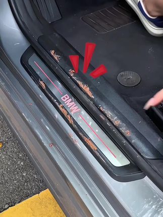 #汽车门槛防踩贴 #爱车养护