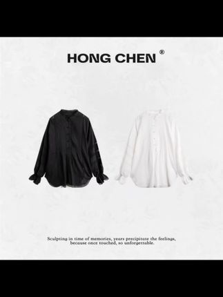 【虹辰】高端时尚重工优雅蕾丝百搭喇叭袖高级打条纯棉衬衣--HC2039#强烈推荐 #原创设计师品牌女装 #只做高端品质 #衬衣穿搭 #穿出高级感 @DOU+上热门 @DOU+小助手