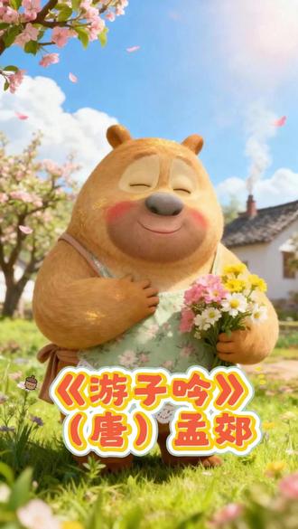 破防了!这首诗藏着最暖的母爱❤️ 谁能拒绝一首写尽母子深情的古诗啊!《游子吟》明明没有华丽辞藻,却让无数宝妈读完鼻酸 —— 毕竟每个妈妈的爱,都是藏在一针一线里的牵挂,娃背诗时奶声奶气的样子,瞬间戳中内心最软的地方~
这首诗是唐代诗人孟郊的经典之作,他常年在外漂泊,晚年回忆起母亲临行前为自己缝补衣物的场景,写下了这首流传千年的亲情赞歌。没有惊天动地的叙事,却用最朴素的日常,把母爱刻进了每个中国人的心里,更是娃理解 “感恩” 的最佳启蒙诗!
*原文
慈母手中线,游子身上衣。
临行密密缝,意恐迟迟归。
谁言寸草心,报得三春晖。
*注释
⑴游子:出门在外的孩子;⑵临行:即将出发的时候;⑶意恐:心里担心;⑷寸草心:比喻子女对母亲微小的感恩之心;⑸三春晖:春天的阳光,这里指母亲无私伟大的爱。
*译文
慈祥的妈妈手里拿着针线,正为即将出门的孩子缝制衣服。孩子马上就要出发了,妈妈把针脚缝得又细又密,心里暗暗担心孩子这一去,要很久才能回来。谁能说小小的青草,能报答得了春日阳光的滋养呢?就像我们这些做子女的,又怎能完全报答得了妈妈无微不至的爱呀~
*创作背景
孟郊年少时便离开家乡求学做官,常年在外奔波,很少能陪伴在母亲身边。直到晚年,他终于辞官返乡,想起多年前每次离家时,母亲总会在灯下熬夜为自己缝补衣物,针脚里全是藏不住的牵挂。这份跨越岁月的母爱,让他提笔写下这首诗。正因写的是家家户户都有的日常,这份情感才穿越千年,至今读来仍让人暖心不已~
每天进步一点点,评论区留下还想学习的古诗吧~
#古诗词 #亲子互动 #母爱 #幼儿启蒙古诗 #让孩子爱上古诗词