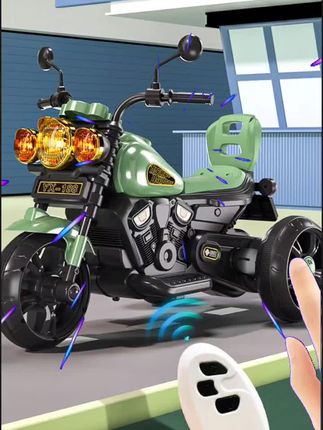 #儿童电动摩托车 #儿童电动车