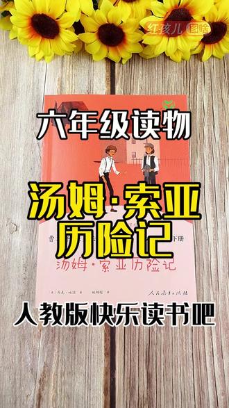 汤姆索亚历险记 小学六年级下册必读快乐读书吧阅读课外书籍人教 #汤姆索亚历险记 #快乐读书吧六年级下册 #六年级下册课外阅读