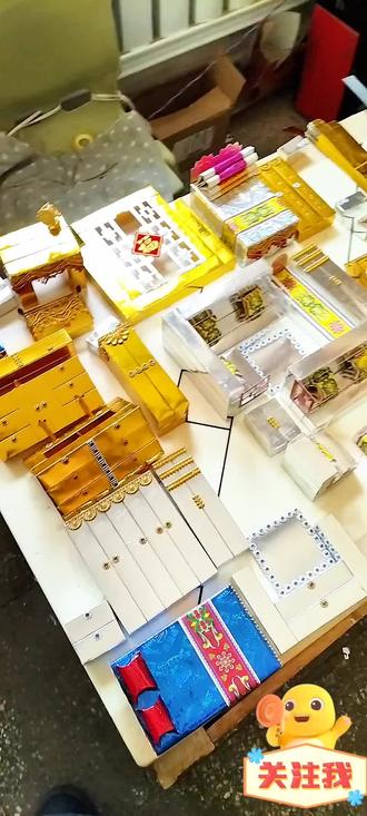 客订精品二层小别墅内饰#手工折纸#金条折纸#金山银山折纸教程#每日分享#热门@抖音