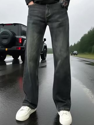 #显高显瘦显腿长 #男生穿搭 #牛仔裤穿搭 #一周穿搭潮裤 #百搭裤子