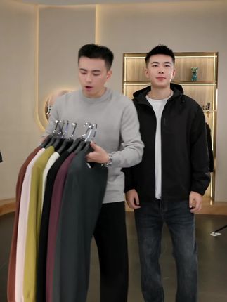秋季毛衣,亲肤舒适,不扎人,颜色很多,男女老少都能穿,价格便宜59.9元#品质男装 #毛衣 #长袖 #品质男装 #休闲百搭