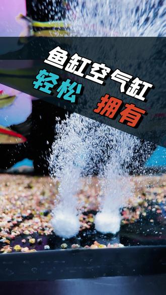 清理鱼缸,解放双手,又能给鱼缸降低毒素,从而净水! #过硫酸氢钾 #新手养鱼 #鱼缸里的大自然 #空气缸