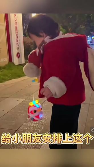 新年新款萌狮投影#泡泡机 户外儿童#手提灯笼 吹泡泡元宵国风#玩具#儿童玩具