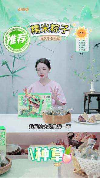 【真真老老】嘉兴粽子粽意端阳8粽纯素粽子礼盒#嘉兴粽子 #肉粽 #甜粽子 #端午粽子 #粽子