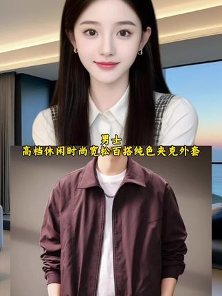 #只做高品质 #品质男装 #夹克外套 #面料柔软舒适 #谁穿谁好看