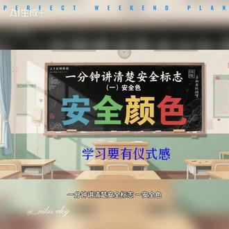 一分钟讲清楚安全标志 #安全标志 #安全色 #警示标志 #老李讲安全 #抖音热点记忆2025