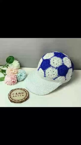 棒球帽钩织教程#@抖音小助手 #做手工我是认真的 #展示你的手工diy成果 #镂空透气遮阳帽
