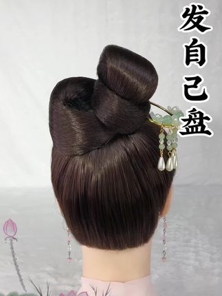 #主打一个精致#隐形碎发炸毛#盘出精致高级感#盘发