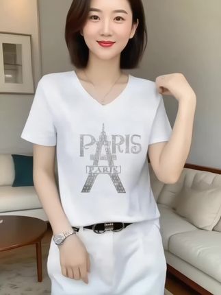 #夏季穿搭 #短袖t恤 #简约穿搭 #面料舒适透气 #谁穿谁好看