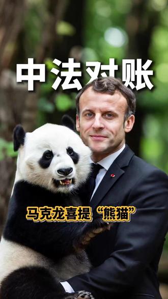 中法对账 马克龙喜提“熊猫” ”#热点 #法国 #马克龙