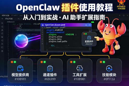 OpenClaw 插件系统,5 步搞定 企业用钉钉但 AI 助手接不上?OpenClaw 插件系统来帮忙!5 步实战流程,从安装到配置全覆盖,28 个模型提供商随意切换。开发者必备技能,提升团队效率!点赞收藏,用的时候不迷路!#OpenClaw #AI助手 #开发者 #插件教程 # #企业效率
