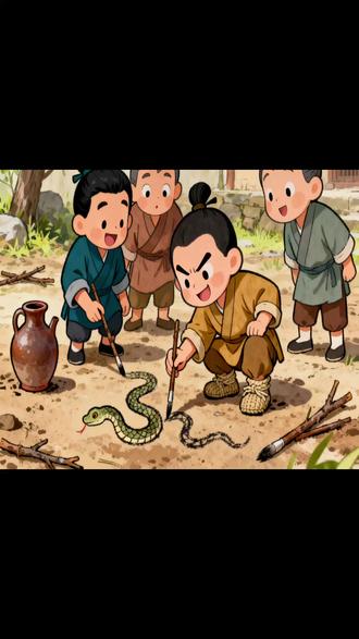 蛇本没有脚,他硬给画上了💀 楚国贵族请门客喝酒。酒只有一壶,人多不够分。
有人提议:比赛画蛇,谁先画完谁独享。
一哥们手速飞快,唰唰几笔,蛇画好了。
抬头一看,其他人还在画蛇头。
他飘了。拿起笔说:「我还有时间,给蛇添几只脚!」
脚画到一半——
另一人画完,一把夺过酒壶:
「蛇哪来的脚?你画的根本不是蛇!」
哥们眼睁睁看着酒被拿走,肠子悔青。
这个故事叫:**画蛇添足** 💀
本来稳赢的事,硬是多此一举给作没了。
评论区排队:
你干过最「画蛇添足」的事是啥?👇
#画蛇添足 #成语故事 #多此一举 #每天一个成语 #抖音全民写作大赛