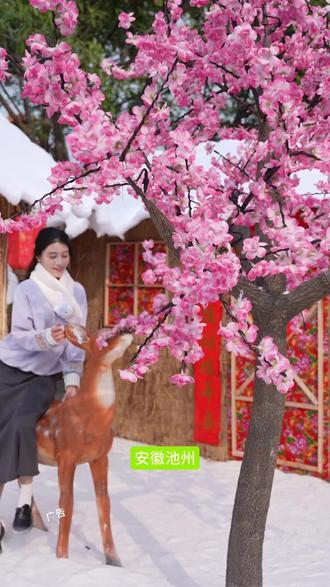 杏花村雪熊岭稻草人乐园 新春遛娃必打卡,萌趣稻草人+庙会年味,亲子欢乐时光超治愈#杏花村雪熊岭稻草人乐园#池州遛娃好去处#雪熊岭新春庙#稻草人乐园打卡