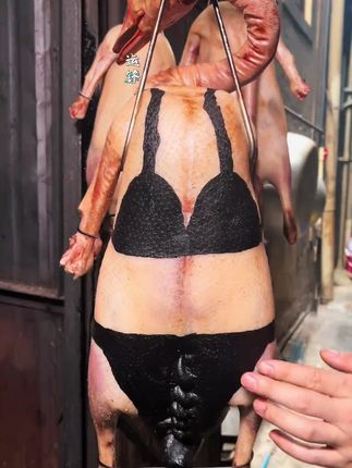 #斩切两用刀 #菜刀厨具 #手工锻打菜刀 #烧鸭