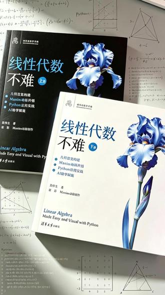 别死啃线代教材!这套Manim动画书,碎片时间也能看懂#线性代数 #Manim动画学数学 #职场提升 #数学思维 #AI基础 #好书推荐 #自学线代 #数据科学必备 #告别抽象数学 #成人数学学习