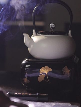 人生如茶,一半沸腾,一半沉淀#茶生活 #茶文化 #莺歌烧 #莺歌烧电陶炉