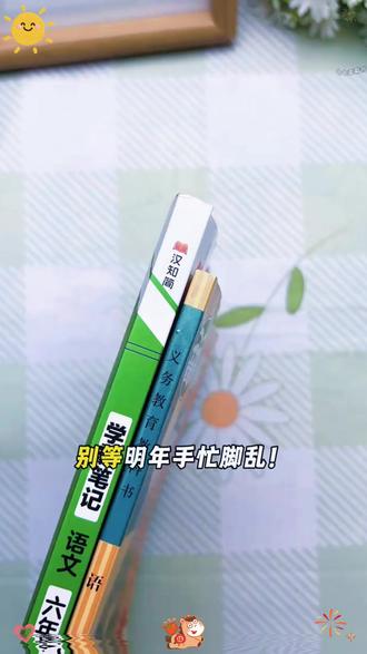 2026新版下册学霸笔记终于来了!六下提前用它预习,明年才不会手忙脚乱!#小学语文 #六年级下册 #学霸笔记 #小升初 #六年级下册语文