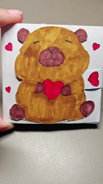 自制卡皮巴拉迷你豆豆本手工教程好玩的卡皮巴拉换装安静书手工制作教程,简单可爱头套换装小手工,快来做一个吧。#童年玩具 #我的手工作品 #手工作品 #晒出你们的diy