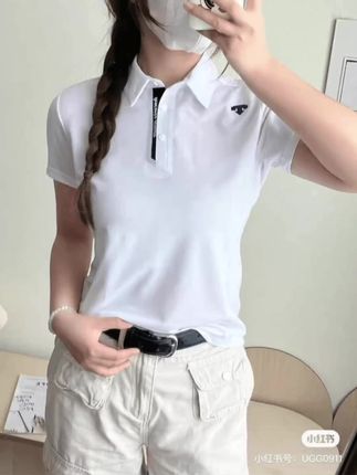 【专柜 发货】迪桑家POLO衫女速干运动商务短袖夏季女款简约休闲