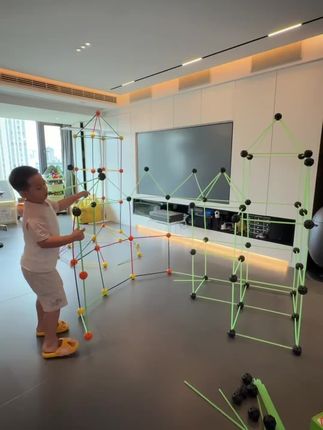 #好物推荐 Pinwheel小小构建师 搭建积木空间动手城堡帐篷户外玩具思维逻辑#积木玩具 #空间积木 #积木拼装玩具 #儿童乐园