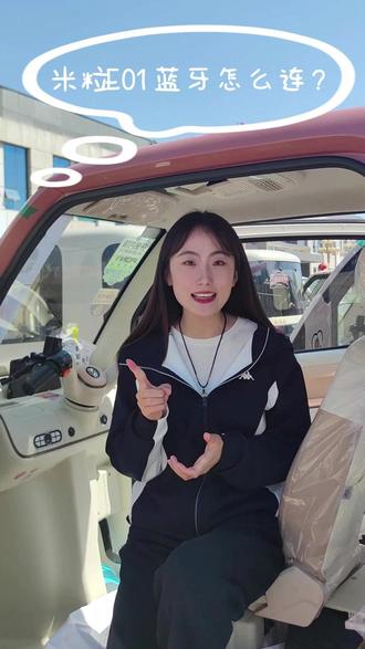 米粒 E01 蓝牙怎么连? 用车小技巧#盛昊 #电动车 #篷车