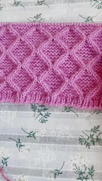 #变声 #手工编织零基础教学 菱形格花的编织方法,由12针17行组成,适合于织毛衣,帽子,围巾等等#每天学习一点点 #学会快去试试吧🔥 #好东西一起分享给大家