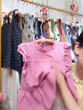 【现货】女童套装2025夏装新款儿童韩系洋气休闲韩版九分裤两件套#女童韩系套装#女童洋气两件套#高品质童装