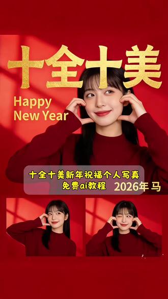 还没安排上2026马年氛围感祝福大片的宝子看过来!保姆级AI出图教程,10组高清新年神图一键生成,抄提示词就能直接出片,头像、壁纸、朋友圈九宫格全搞定,新年发圈直接赢麻了✨
#豆包ai #豆包P图已经nextlevel了
#马年AI氛围感大片
#新年AI绘画教程
#朋友圈新年配图
马年开运头像 新年九宫格 AI出图教程 新年氛围感壁纸 零门槛AI作图 2026新年素材 保姆级教程