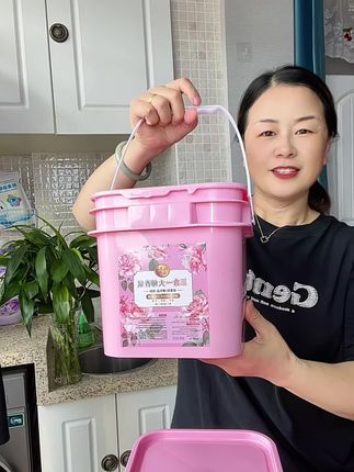 13.99到手一桶10斤装三合一洗衣粉,母婴可用#洗护好物 #洗衣粉 #三合一