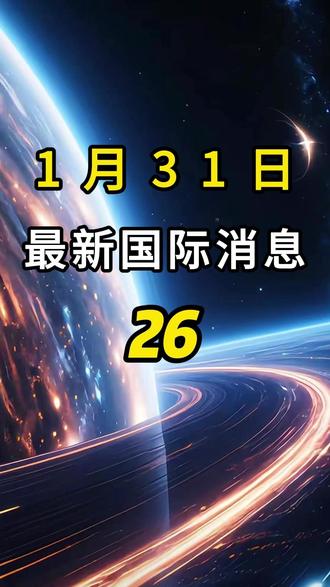 1月31日最新国际消息#国际局势#大国博弈#国际局势分析解说#全球创作者计划#深度硬核计划