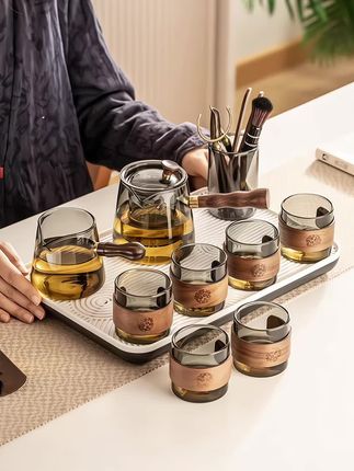 #茶具套装 #玻璃茶具套装 #耐热玻璃茶具套装 #茶具 #喝茶
