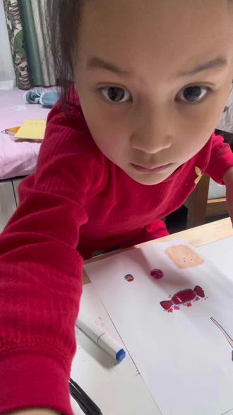 今天画的是蓝莓🫐#可爱到爆炸💥 #蓝莓 #儿童 #儿童简笔画 #画画