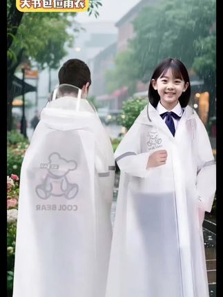 下雨天不再担心孩子的书包浸湿了!#
