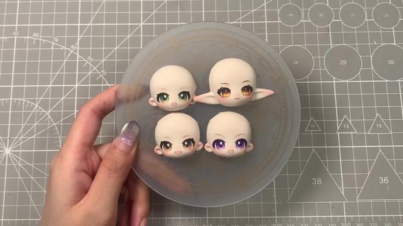 三分钟快速画脸大法~
#粘土教程 #粘土手工 #手作diy #造物口袋 #手办