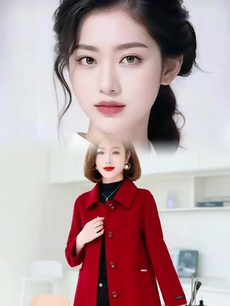 ziyang/孜洋秋冬新款百分百双面绵羊毛大衣高端显瘦气质百搭915#同款 #显瘦穿搭 #羊毛大衣 #穿出高级感 #气质穿搭 @DOU+好生意