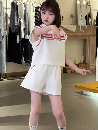 #运动休闲套装 #夏季新款 #高品质童装 #好看又好穿 #生女儿就是用来打扮的