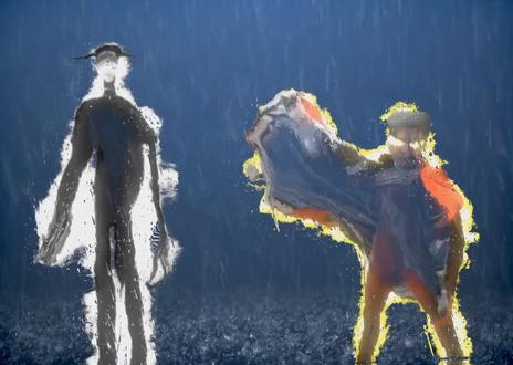 下雨了,可是为什么我没有淋湿