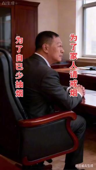 为了家人健康戒烟吧,为了生活减压少抽烟。