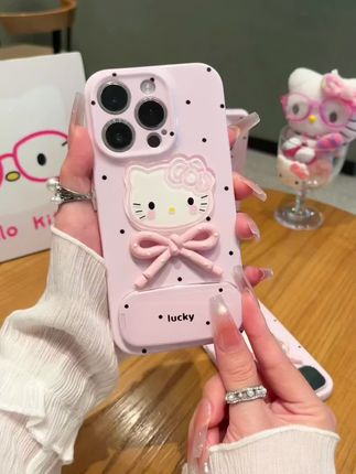 哇趣!好可爱的立体蝴蝶结kitty手机壳!好朋友,凭咱俩的关系给我安排一个不过分吧!#这个手机壳真的长在我心巴上了 #手机壳#仙女必备#快分享给你的好友